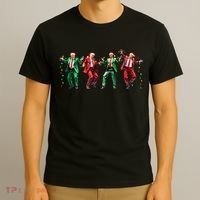 Funny Trump Dance Santa Claus Christmas T-Shirt thumb 3