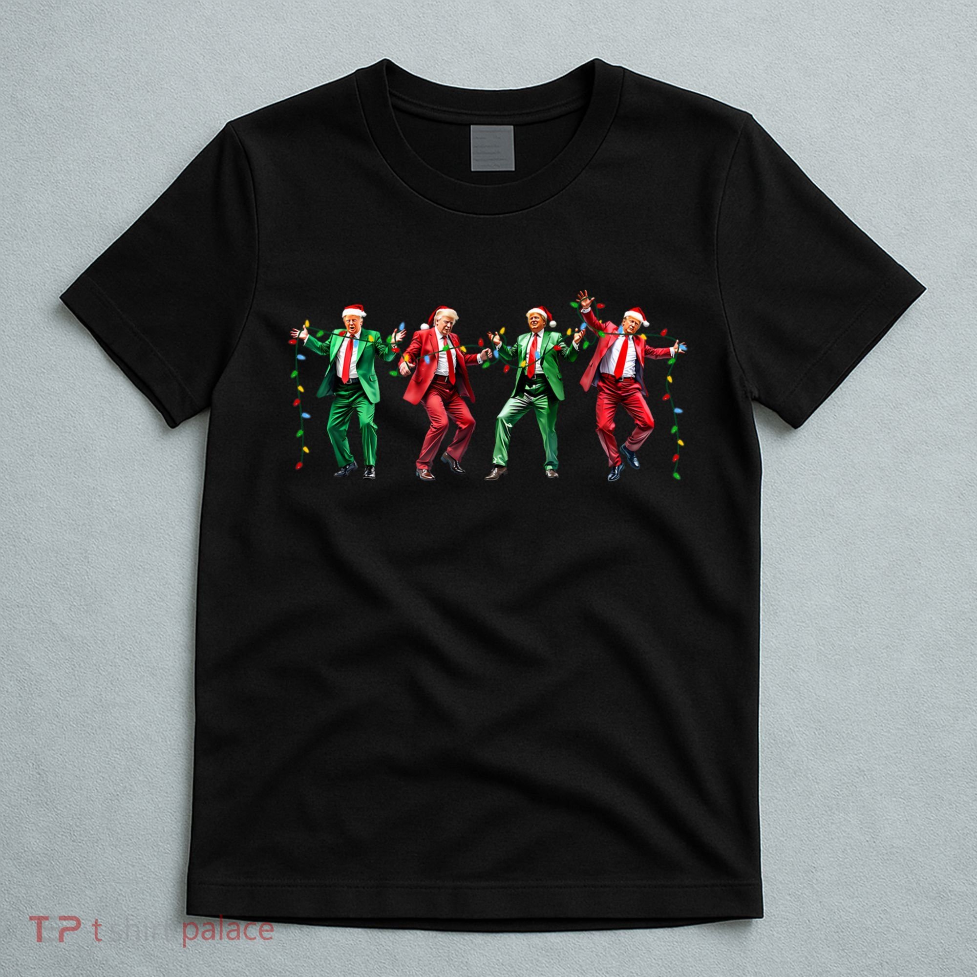 Funny Trump Dance Santa Claus Christmas T-Shirt