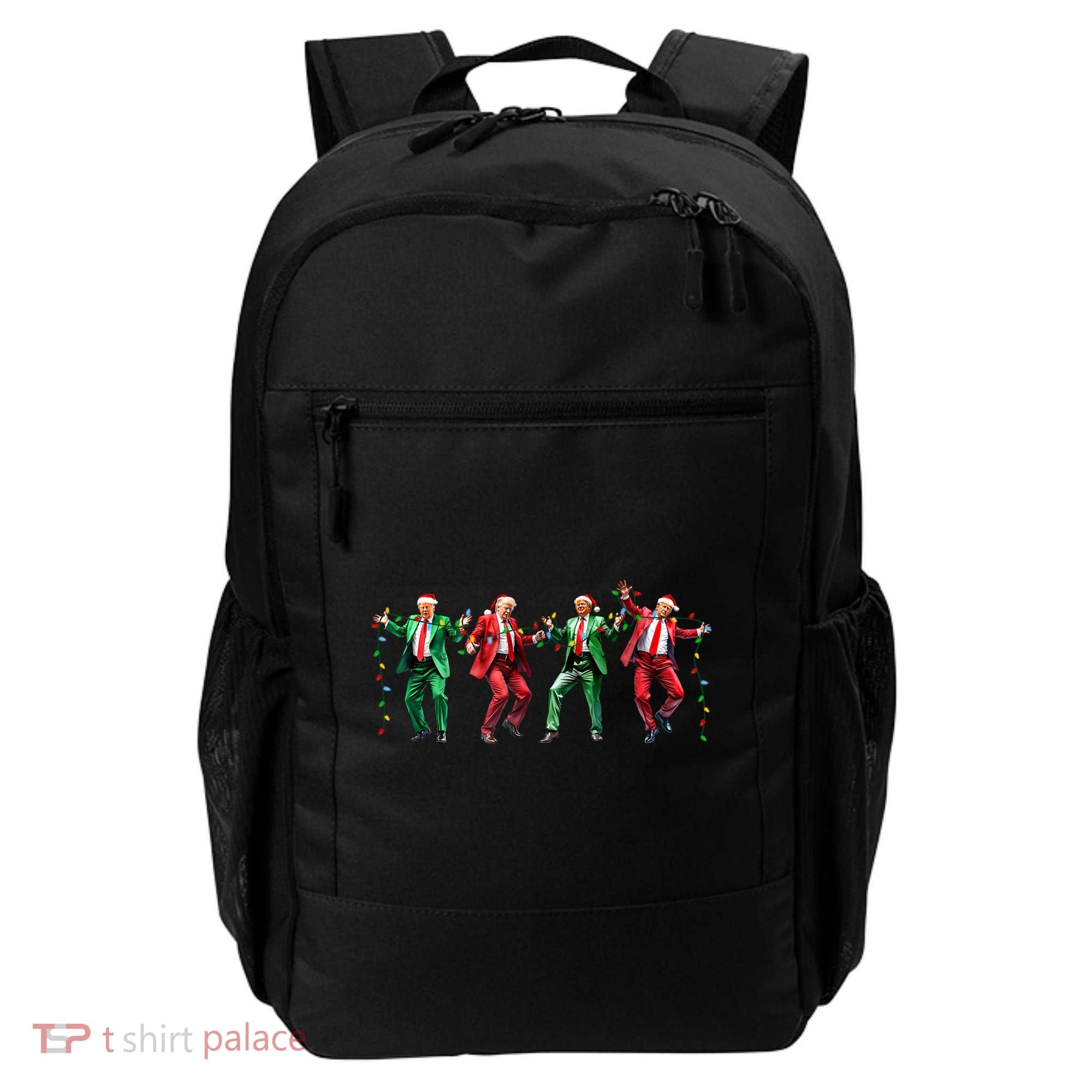 Funny Trump Dance Santa Claus Christmas Backpack