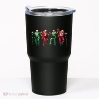 Funny Trump Dance Santa Claus Christmas Tumbler thumb 0