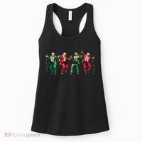 Funny Trump Dance Santa Claus Christmas Women's Tank Top thumb 0