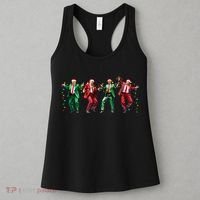 Funny Trump Dance Santa Claus Christmas Women's Tank Top thumb 3