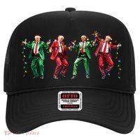 Funny Trump Dance Santa Claus Christmas Hat thumb 0
