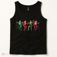 Funny Trump Dance Santa Claus Christmas Tank Top thumb 2