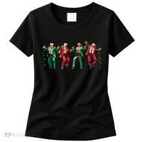 Funny Trump Dance Santa Claus Christmas Women's T-Shirt thumb 0