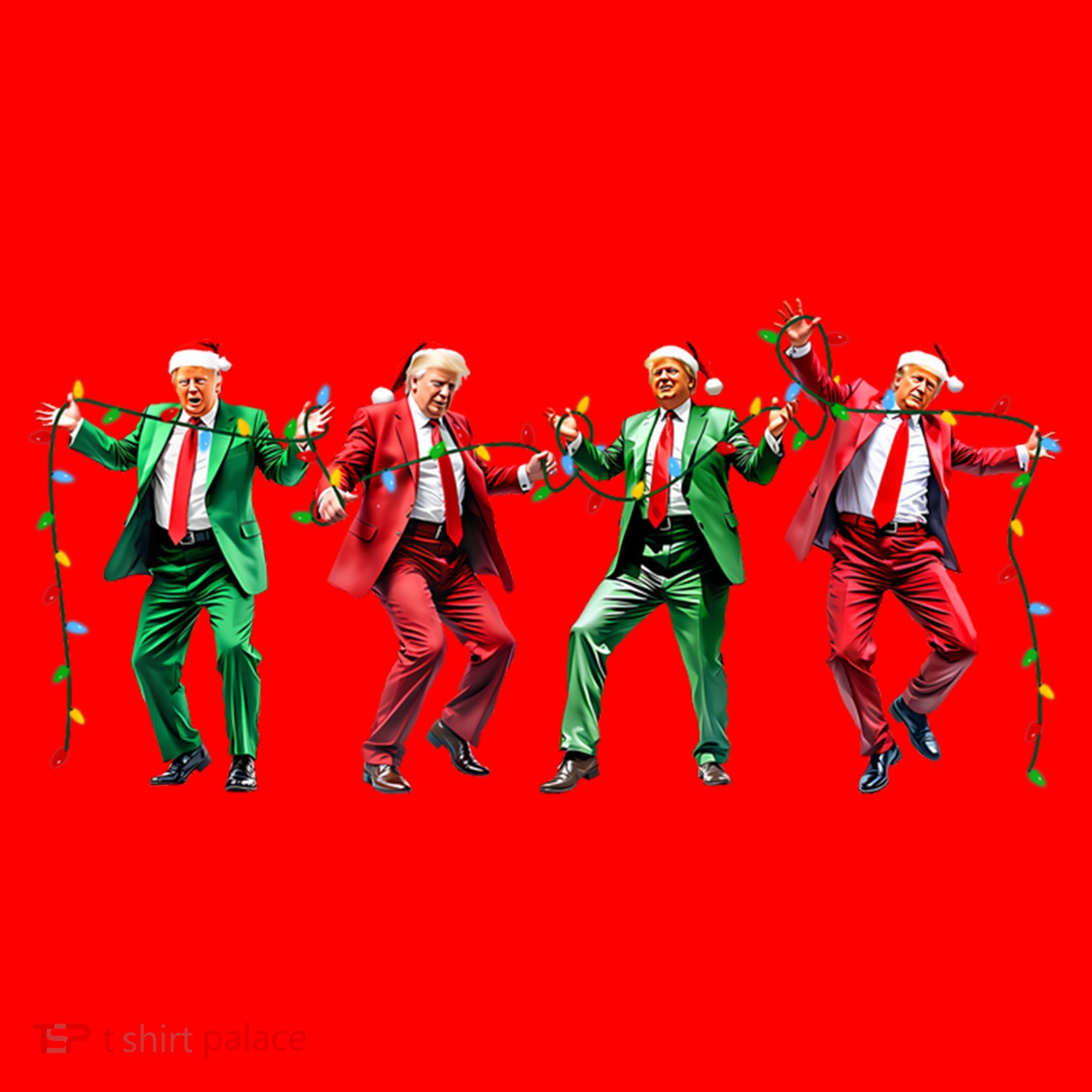 Funny Trump Dance Santa Claus Christmas Santa Hat