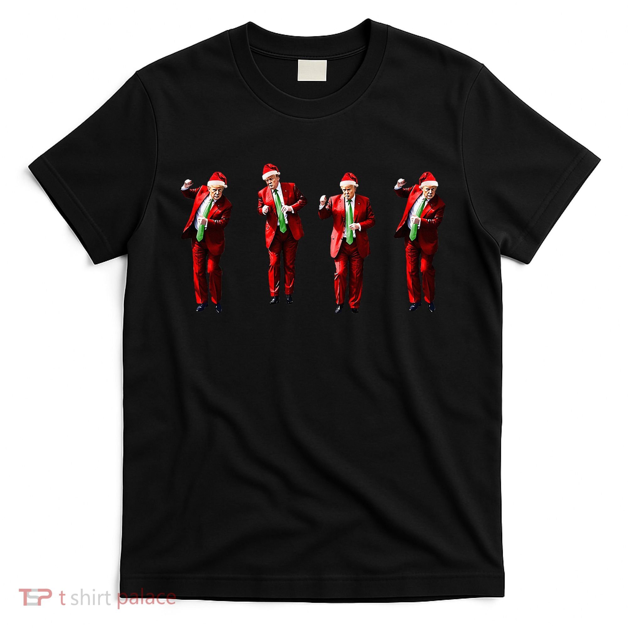 Funny Trump Dance Santa Claus Christmas Xmas Pajamas Holiday T-Shirt