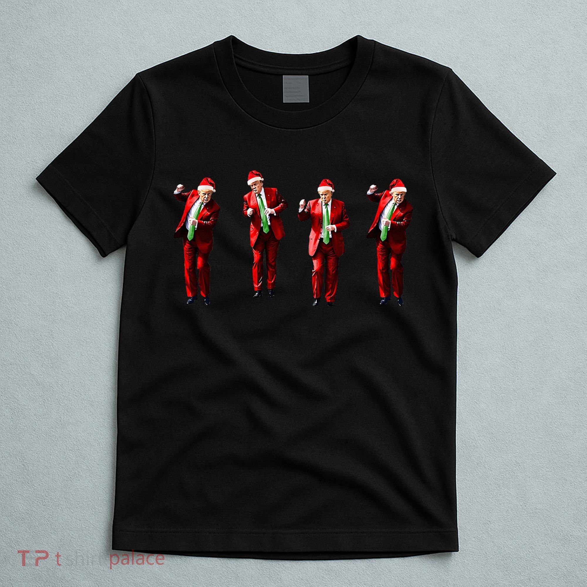 Funny Trump Dance Santa Claus Christmas Xmas Pajamas Holiday T-Shirt