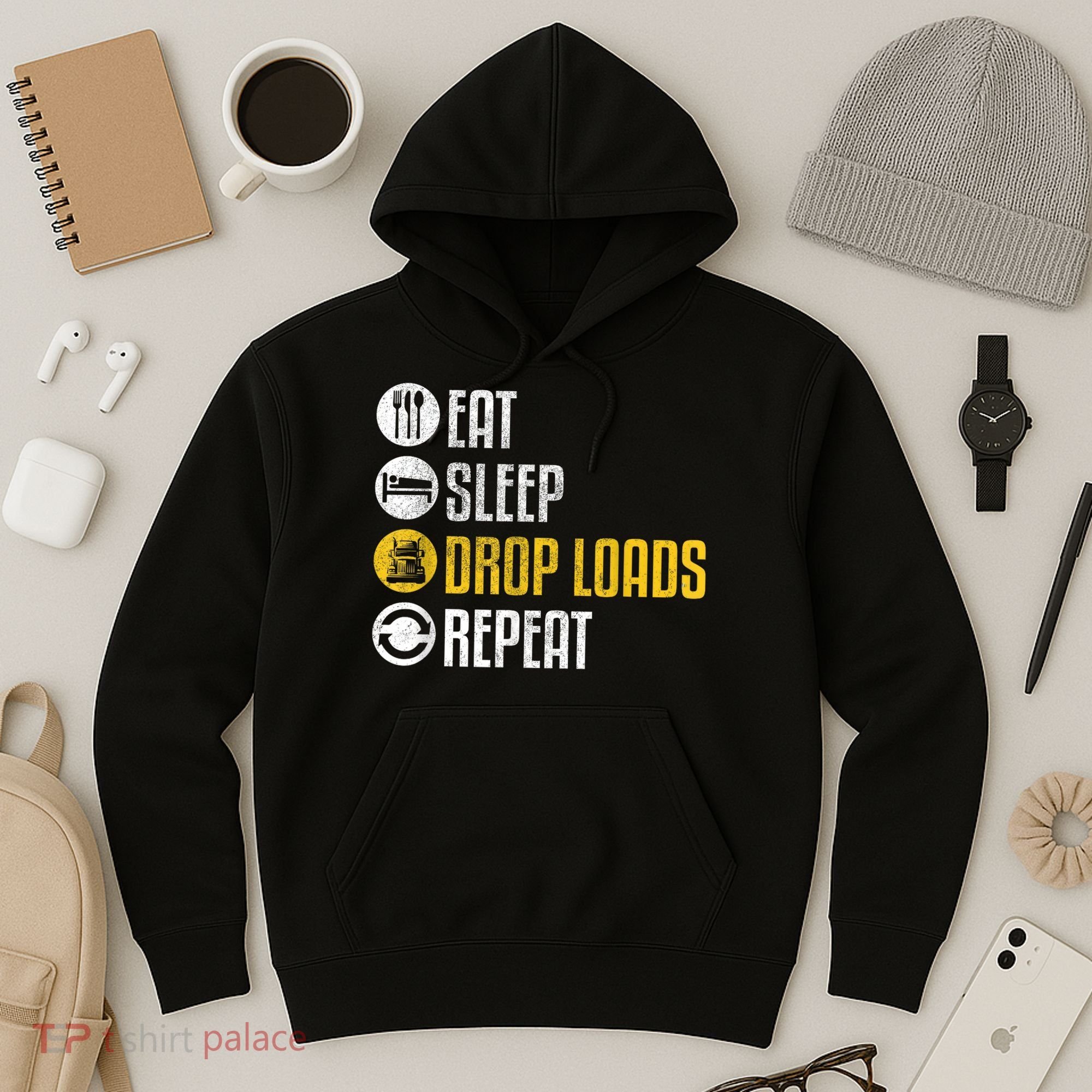 Funny Truck Driver Joke Saying Trucker Gift Hoodie
