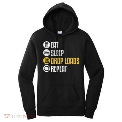 Funny Truck Driver Joke Saying Trucker Gift Women's Hoodie
