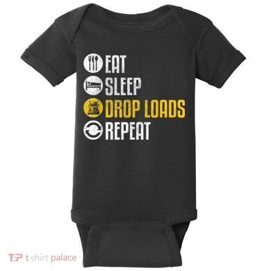 Funny Truck Driver Joke Saying Trucker Gift Baby Bodysuit