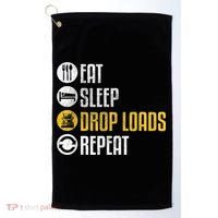 Funny Truck Driver Joke Saying Trucker Gift Golf Towel thumb 0