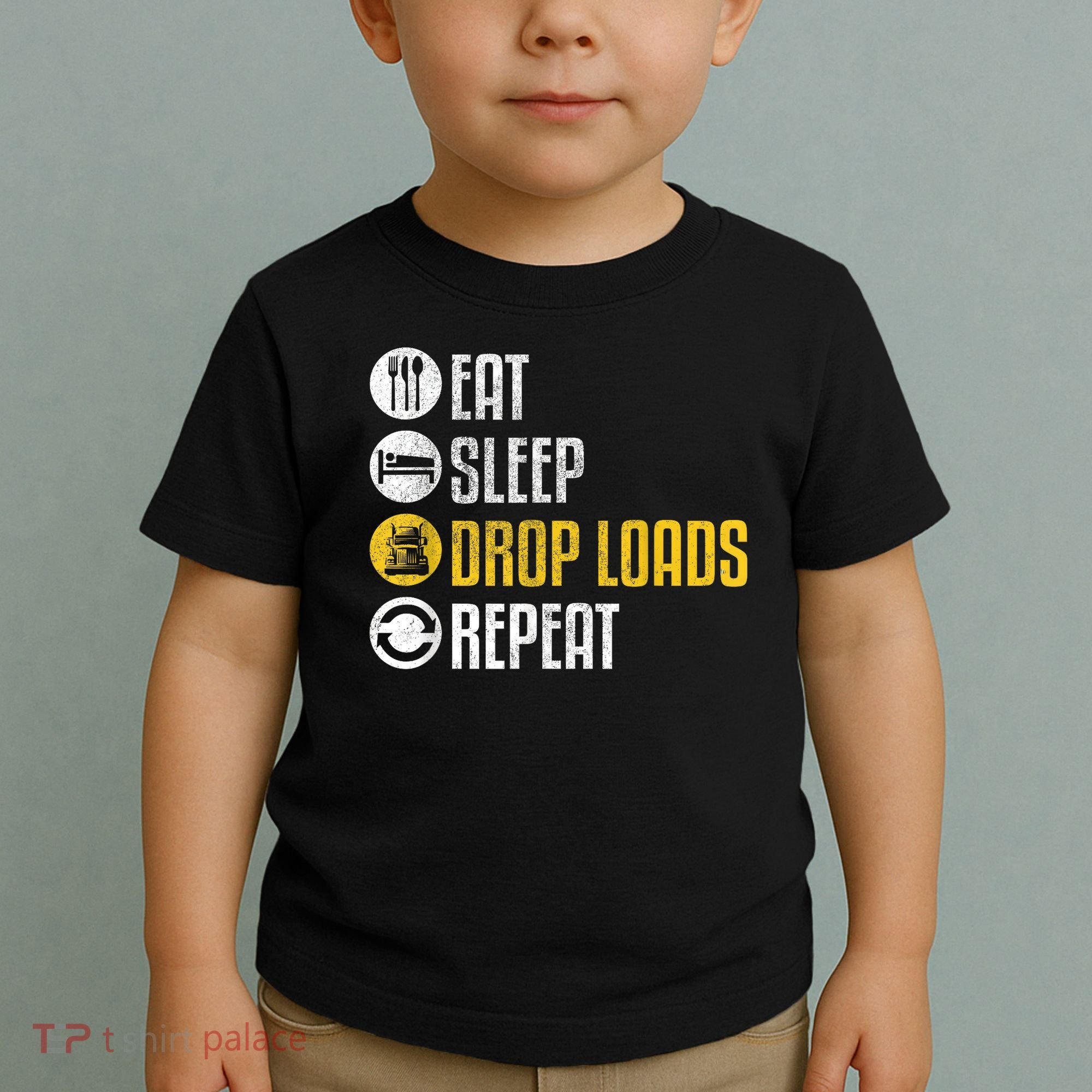 Funny Truck Driver Joke Saying Trucker Gift Toddler T-Shirt