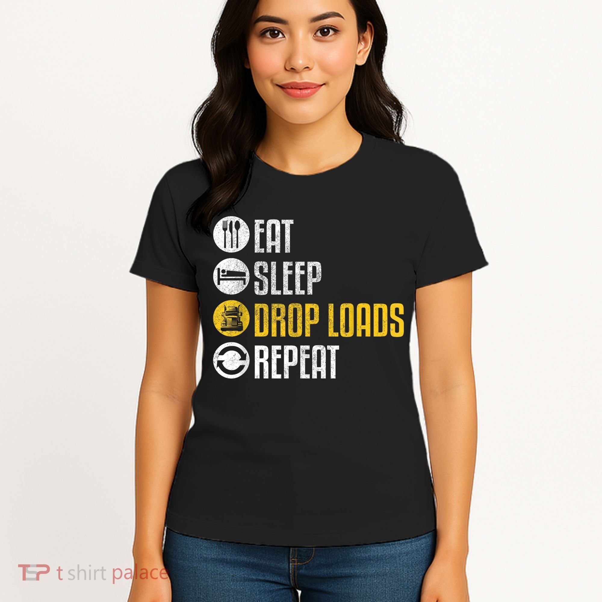 Funny Truck Driver Joke Saying Trucker Gift Women's T-Shirt