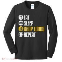 Funny Truck Driver Joke Saying Trucker Gift Kids Long Sleeve Shirt thumb 0