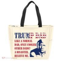 Funny Trump Dad Fathers Day Pro Trump Supporter Tote Bag thumb 0