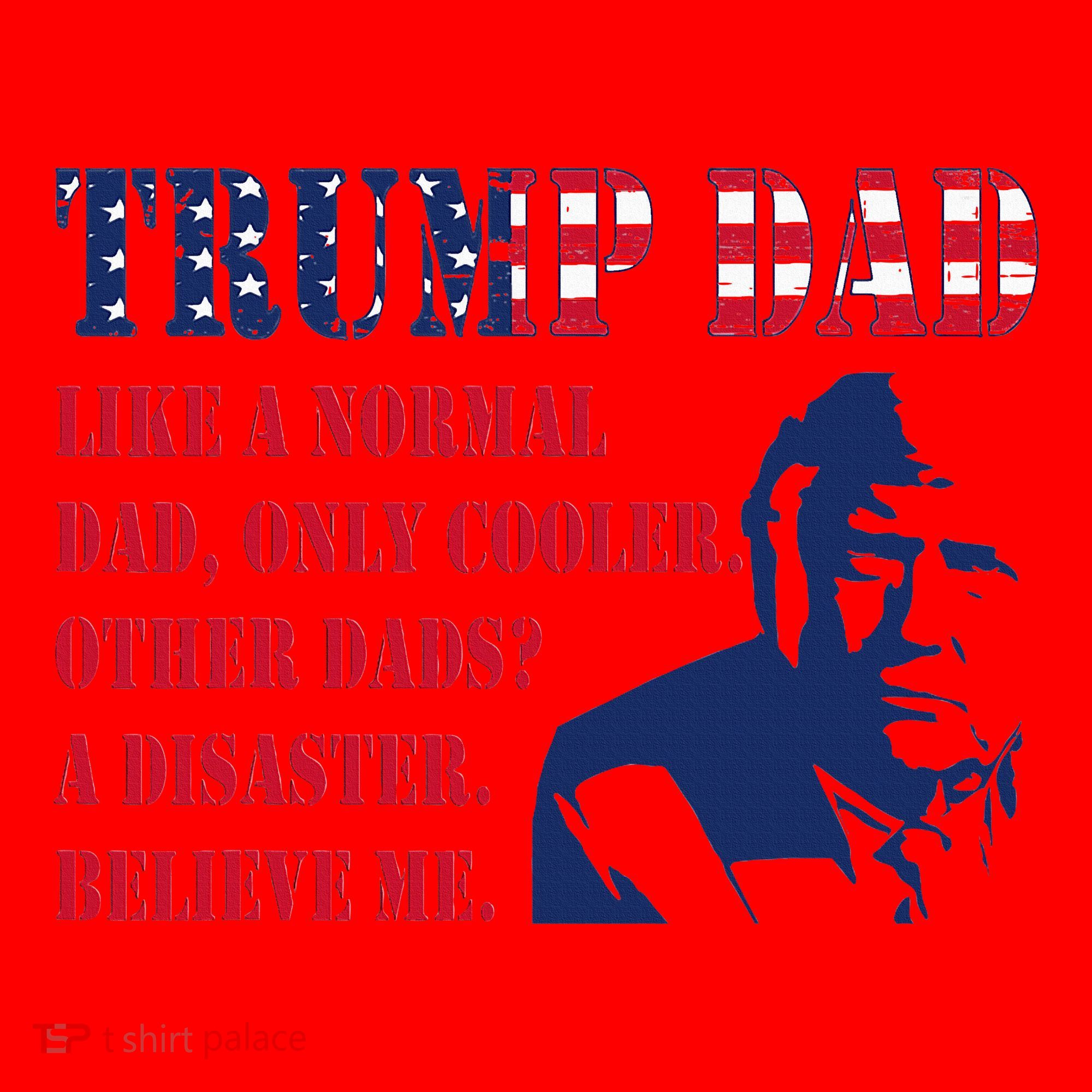 Funny Trump Dad Fathers Day Pro Trump Supporter Santa Hat