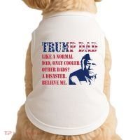 Funny Trump Dad Fathers Day Pro Trump Supporter Doggie Tank thumb 0