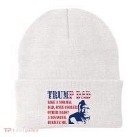 Funny Trump Dad Fathers Day Pro Trump Supporter Beanie thumb 0