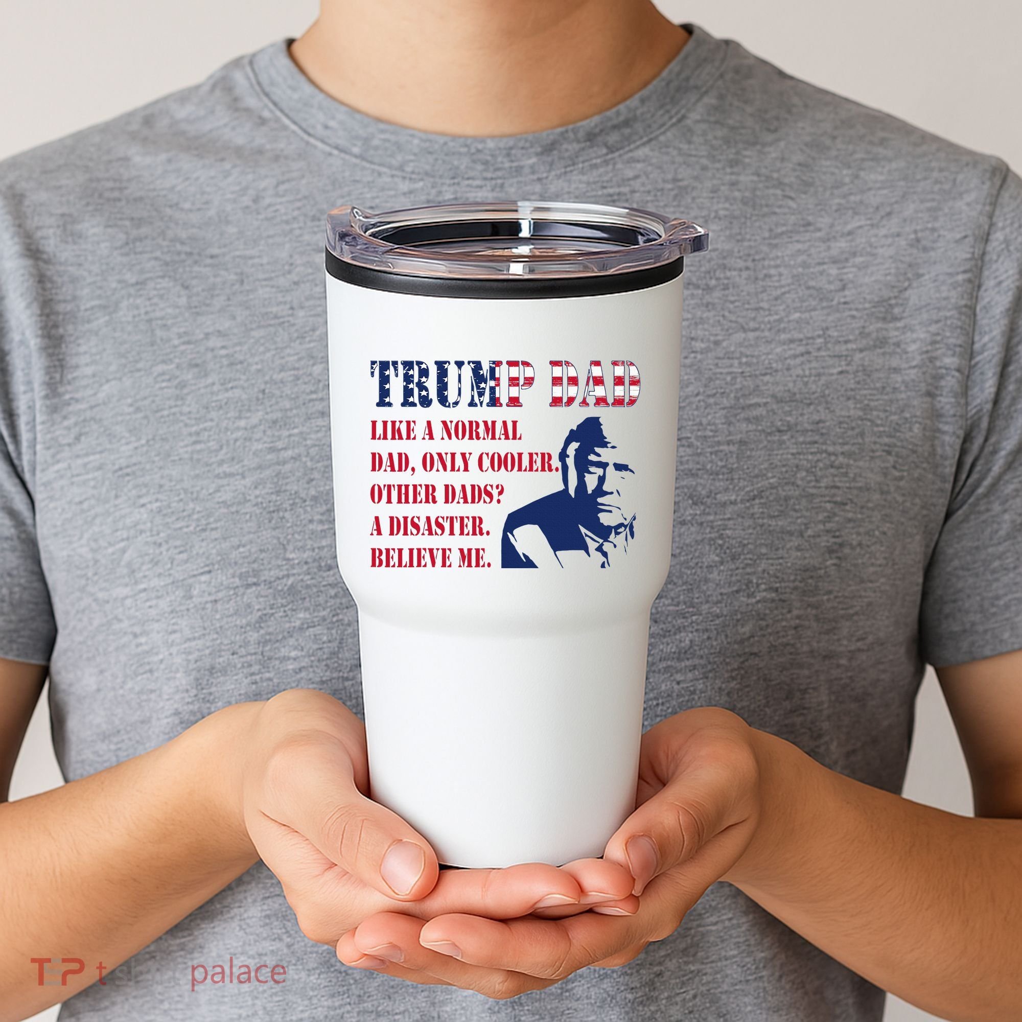 Funny Trump Dad Fathers Day Pro Trump Supporter Tumbler