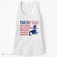 Funny Trump Dad Fathers Day Pro Trump Supporter Women's Tank Top thumb 0