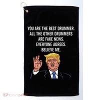 Funny Trump Dad Fathers Day Pro Trump Supporter Golf Towel thumb 0