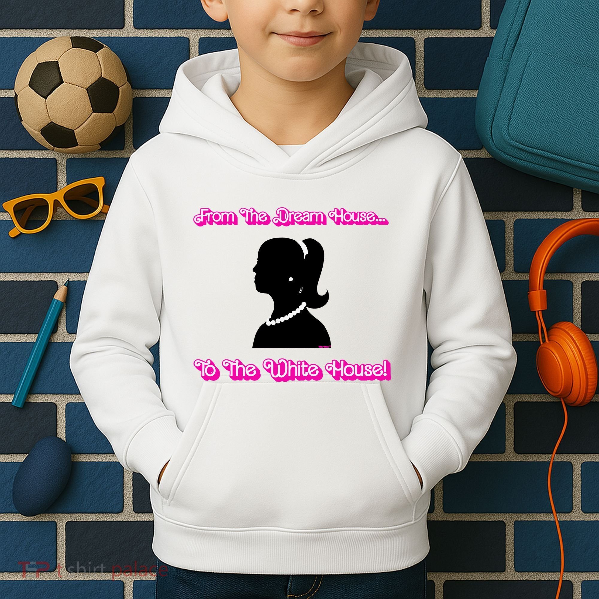 From The Dream House To The White House Kids Hoodie