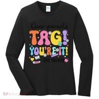 Funny Test Day I Love The Last Day Of State Testing Teacher Women's Long Sleeve Shirt thumb 0