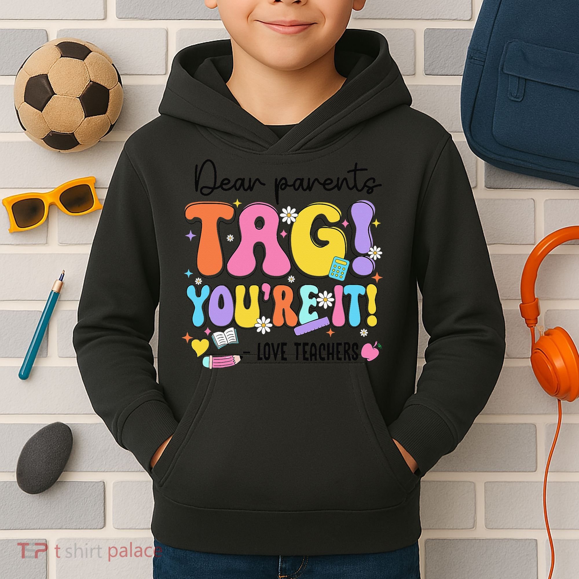 Funny Test Day I Love The Last Day Of State Testing Teacher Kids Hoodie