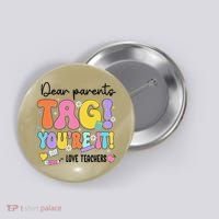 Funny Test Day I Love The Last Day Of State Testing Teacher Button thumb 0