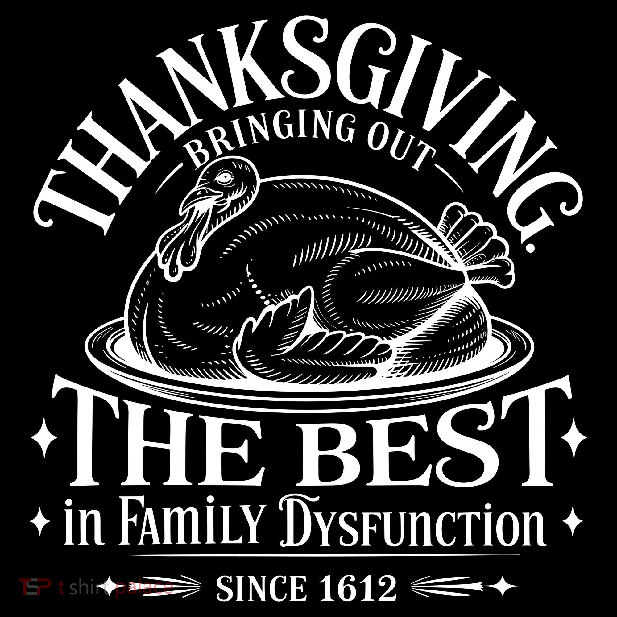 Family Thanksgiving Dysfunction Funny Sarcastic Trukey Dinner Tote Bag