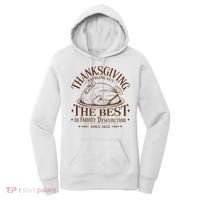 Family Thanksgiving Dysfunction Funny Sarcastic Trukey Dinner Women's Hoodie thumb 0