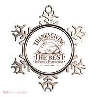 Family Thanksgiving Dysfunction Funny Sarcastic Trukey Dinner Ornament thumb 0