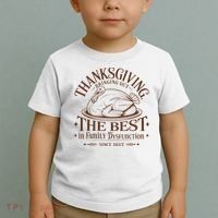 Family Thanksgiving Dysfunction Funny Sarcastic Trukey Dinner Toddler T-Shirt thumb 2