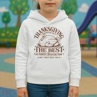 Family Thanksgiving Dysfunction Funny Sarcastic Trukey Dinner Kids Hoodie thumb 3