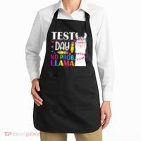 funny Test Day No Prob-llama Llama Teacher Apron thumb 2