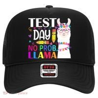 funny Test Day No Prob-llama Llama Teacher Hat thumb 0