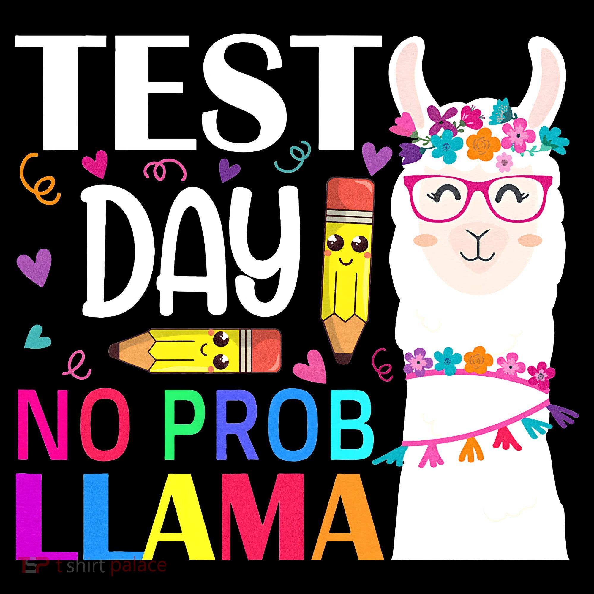 funny Test Day No Prob-llama Llama Teacher Visor