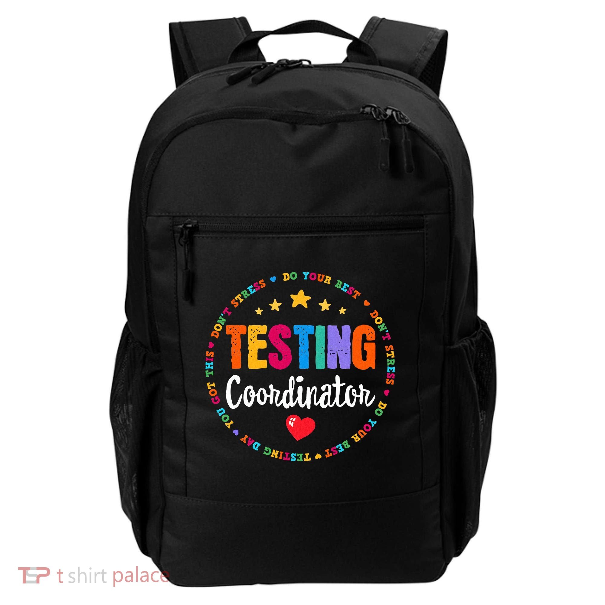 Funny Test Day Teacher Ideas School Testing Coordinator Backpack