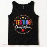 Funny Test Day Teacher Ideas School Testing Coordinator Tank Top thumb 2