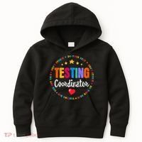 Funny Test Day Teacher Ideas School Testing Coordinator Kids Hoodie thumb 0