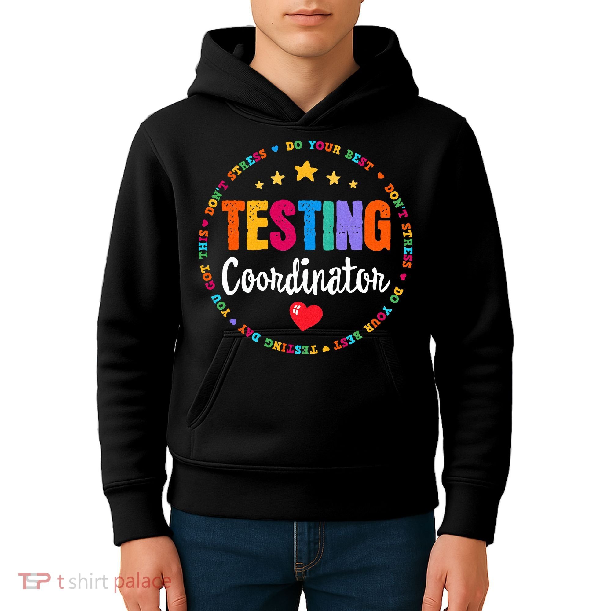 Funny Test Day Teacher Ideas School Testing Coordinator Kids Hoodie