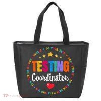 Funny Test Day Teacher Ideas School Testing Coordinator Tote Bag thumb 0