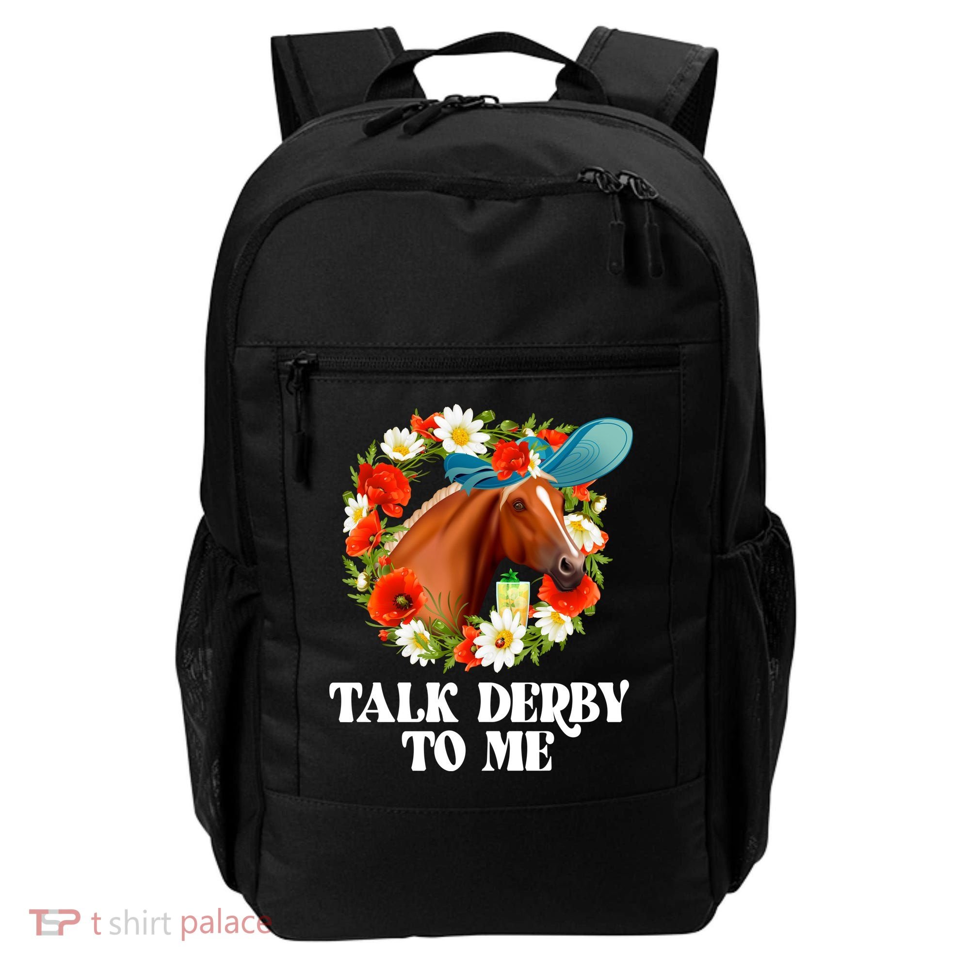 Funny Talk Derby To Me Horse Derby Racing Backpack