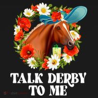 Funny Talk Derby To Me Horse Derby Racing Toddler Hoodie thumb 2