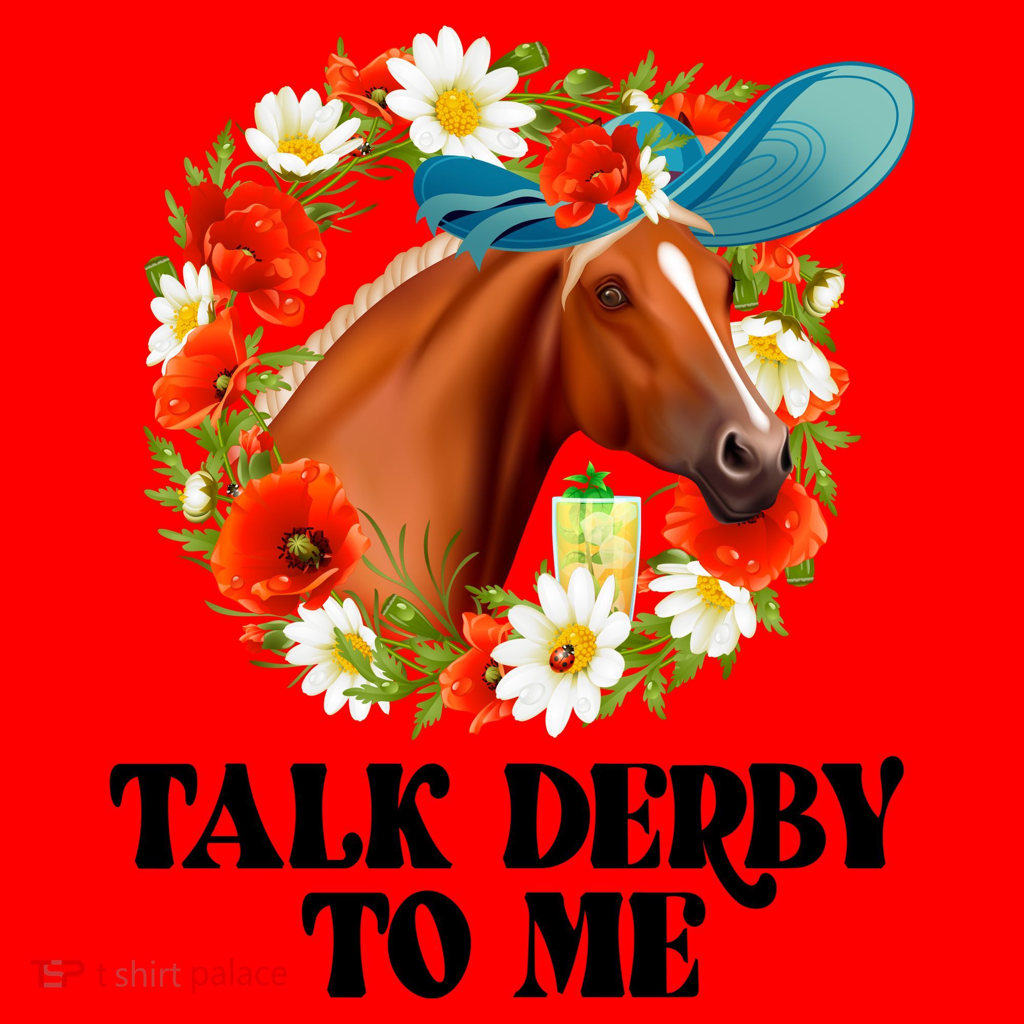 Funny Talk Derby To Me Horse Derby Racing Santa Hat