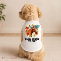 Funny Talk Derby To Me Horse Derby Racing Doggie Tank thumb 2