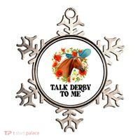 Funny Talk Derby To Me Horse Derby Racing Ornament thumb 0