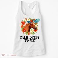 Funny Talk Derby To Me Horse Derby Racing Women's Tank Top thumb 0
