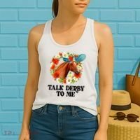 Funny Talk Derby To Me Horse Derby Racing Women's Tank Top thumb 2